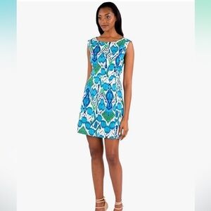 Plenty by Tracy Reese Victoria Sleeveless Printed Cotton Poplin Shift Dress -10p